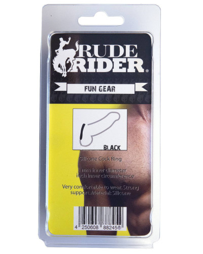 Cockring silicone Thick Ring Noir Couleur principale:Noir