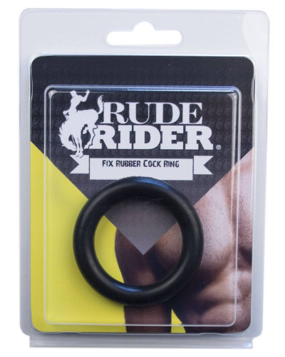 Cockring Fix Rubber Thick Noir Couleur principale:Noir