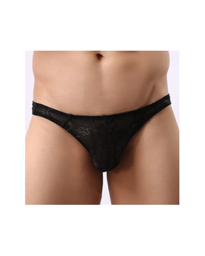 String Dentelle MANKINI Noir  Couleur principale:Noir