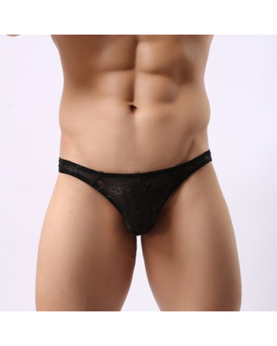 String Dentelle MANKINI Noir  Couleur principale:Noir
