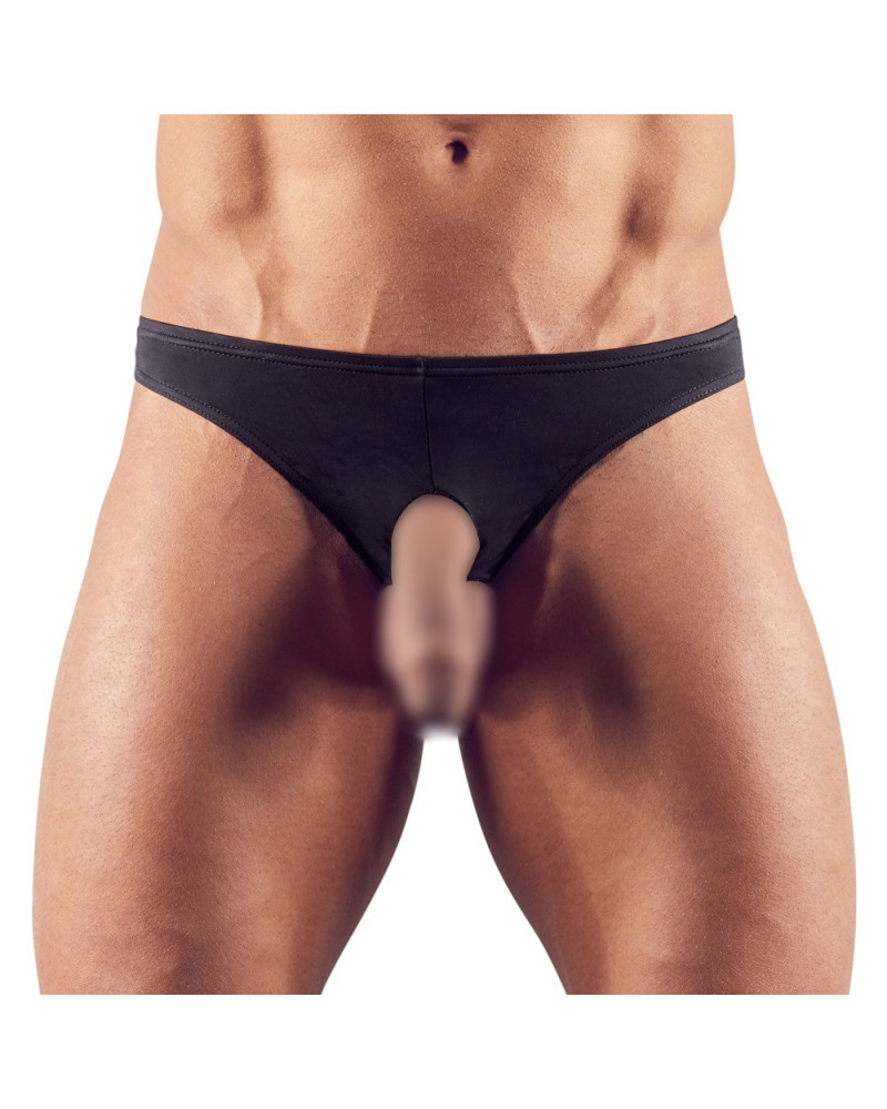 String DOUBLE HOLE Noir  Couleur principale:Noir