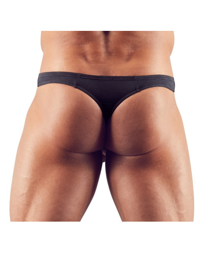 String DOUBLE HOLE Noir  Couleur principale:Noir