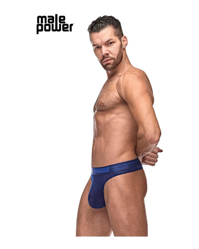 Thong DIAMOND MESH Bleu  Couleur principale:Bleu