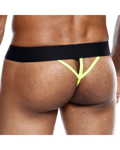String NEON MaleBasics Noir-Jaune  Couleur principale:Noir Couleur secondaire:Jaune