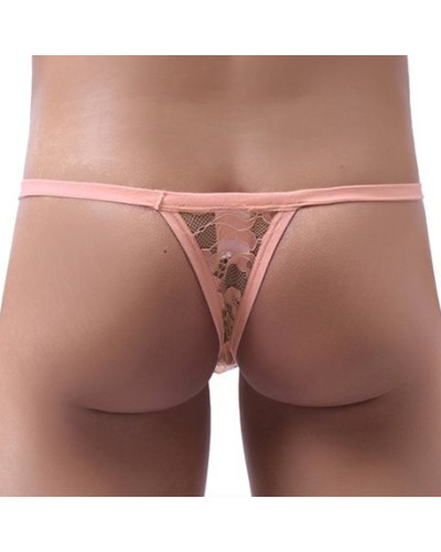 String Dentelle Osta Rose  Couleur principale:Rose