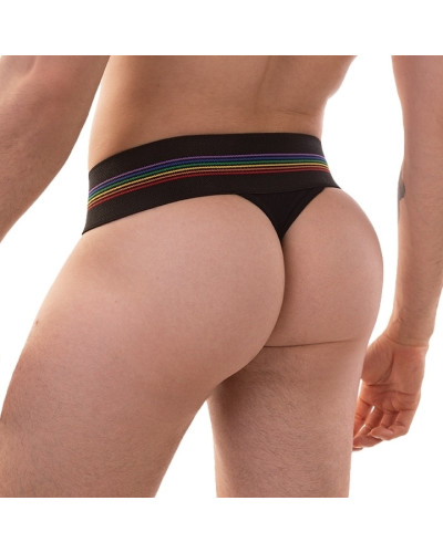 Thong Proud Boy Noir  Couleur principale:Noir