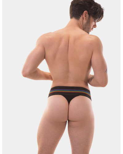 Thong Proud Boy Noir  Couleur principale:Noir