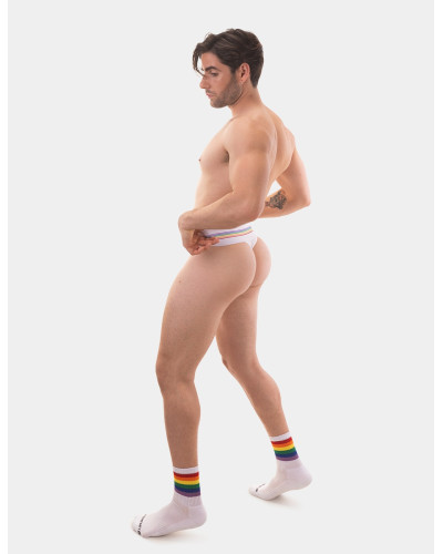 Thong Proud Boy Blanc  Couleur principale:Blanc