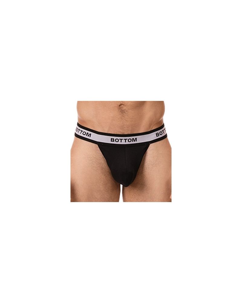 String Cache-sexe Bottom Noir  Couleur principale:Noir