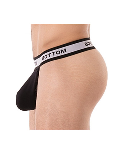 String Cache-sexe Bottom Noir  Couleur principale:Noir