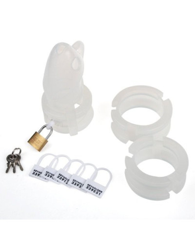Cage de chasteté Silicone Clear 