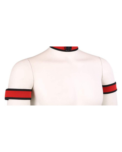 Brassards PUPPY Néoprène Rouge 