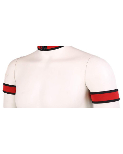 Brassards PUPPY Néoprène Rouge 