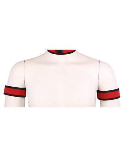 Brassards PUPPY Néoprène Rouge 