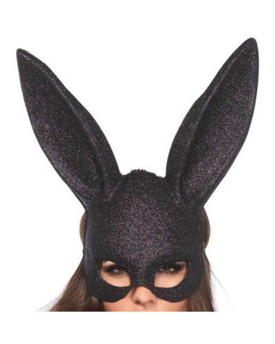 Masque Rabbit - Noir Pailleté 