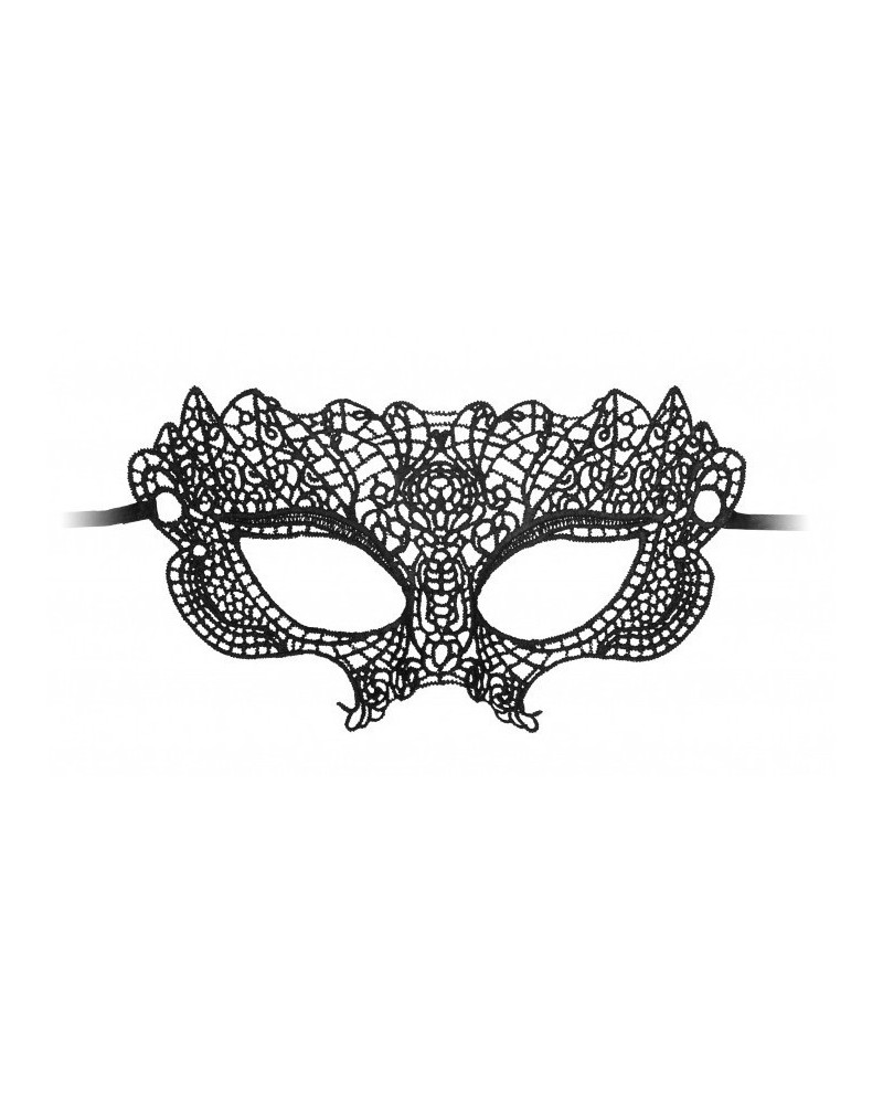 Masque en dentelle Princess Noir 