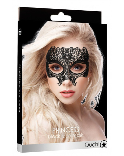 Masque en dentelle Princess Noir 