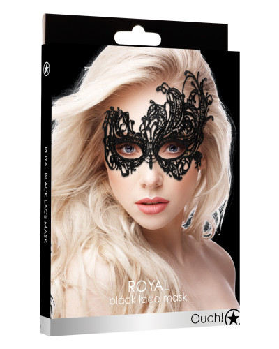 Masque Dentelle Royal Noir 