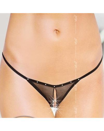 String ouvert Galina Noir 