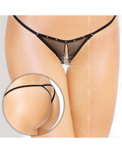 String ouvert Galina Noir 