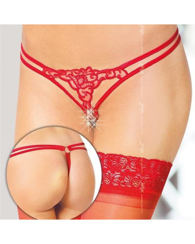 String ouvert Dominika - Rouge 