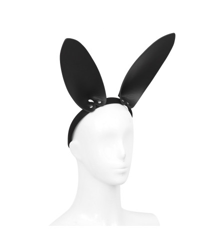 Oreilles de lapin Bunny Simili noir 