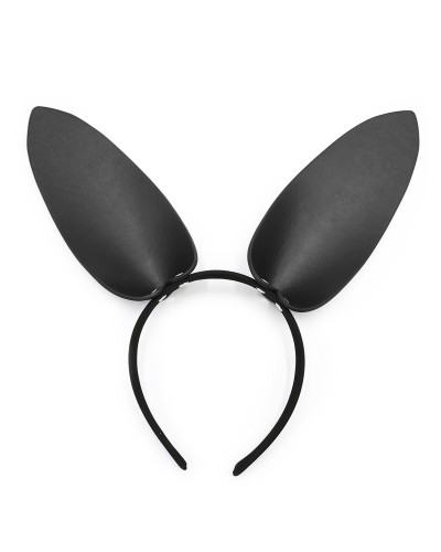 Oreilles de lapin Bunny Simili noir 