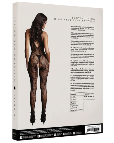 Combi sexy Criss Cross Neck Noir 