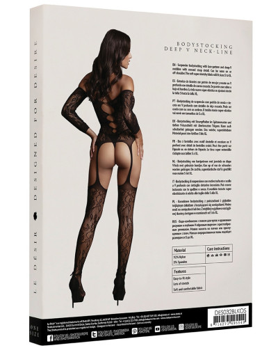 Combi sexy Criss Cross Deep Noir 