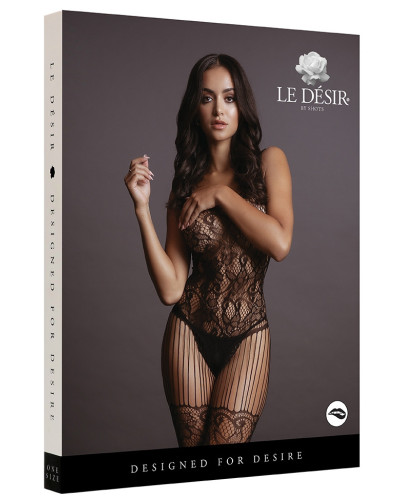 Combin sexy Lace Fishnet Noir 
