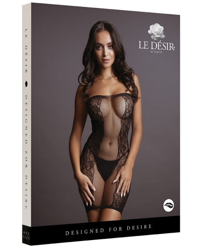 Robe sexy Strapless Noir 