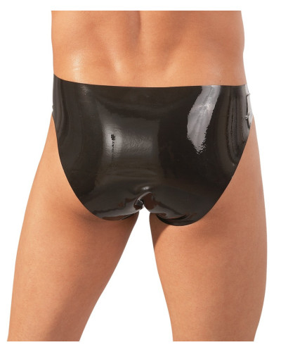 Slip en latex avec Ouverture à l'avant 