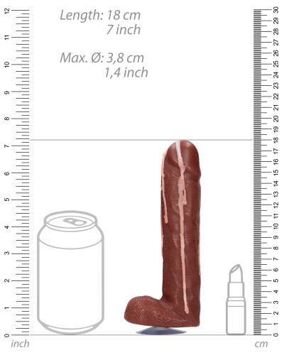 Savon Pénis avec sperme Dicky Marron 