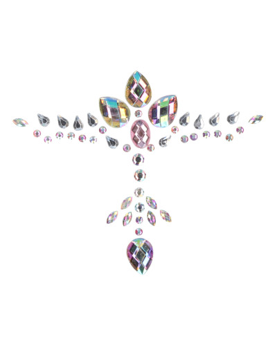 Strass autocollants pour décolleté Dazzling Bling 