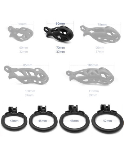 Cage de chasteté Solid Vipe 6 x 3.7cm 