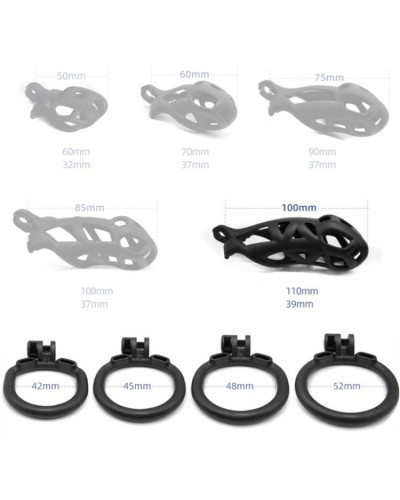 Cage de chasteté Solid Cobra 10 x 4cm 