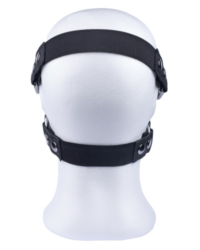 Masque en cuir avec Zip 