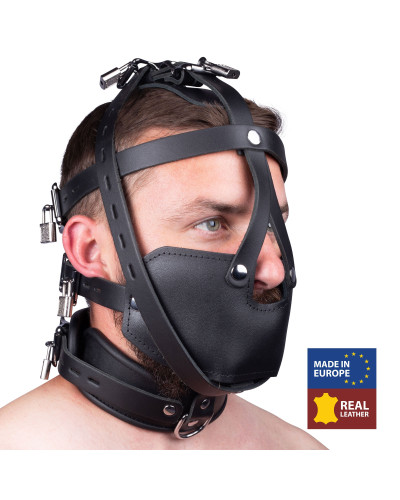 Masque en cuir pour Esclave 