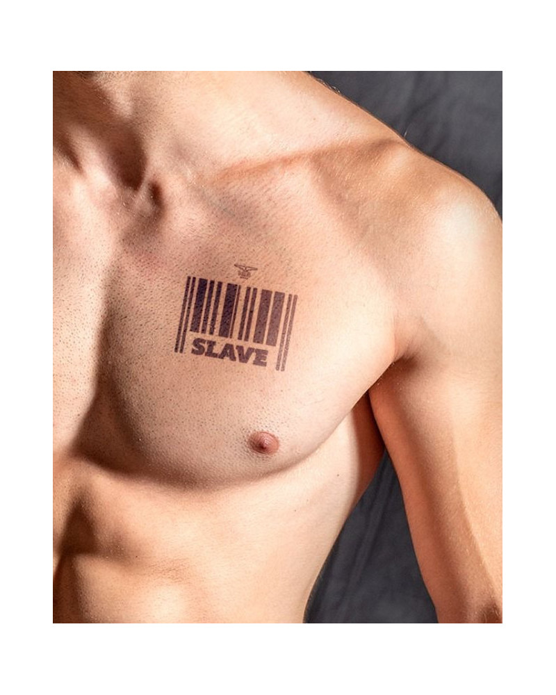 Tatouage éphémère MrB Slave 10 x 10cm 