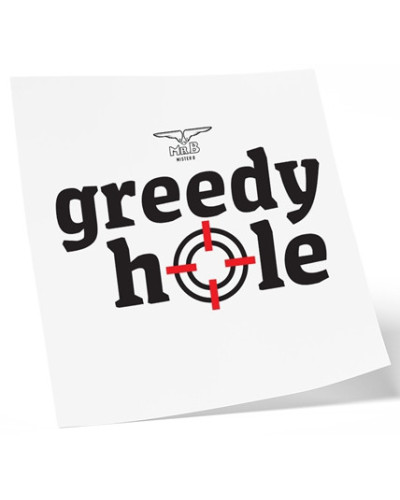 Tatouage éphémère GREEDY HOLE 10 x 10cm 