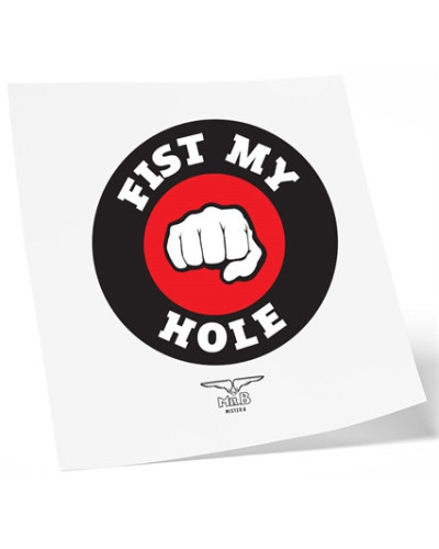 Tatouage éphémère FIST MY HOLE 10 x 10cm 