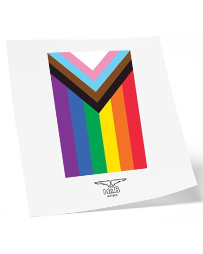 Tatouage éphémère PRIDE FLAG 10 x 10cm 