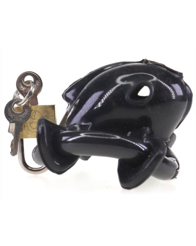 Cage de chasteté Nub Soft 6 x 2cm Noire 