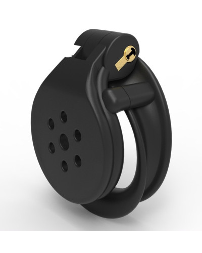 Cage de chasteté Flat Zone 2.5cm Noire 