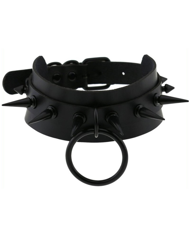 Collier à pointes Strobo Lish Noir 