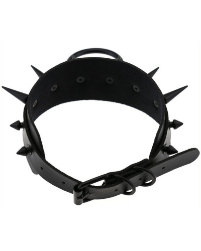Collier à pointes Strobo Lish Noir 