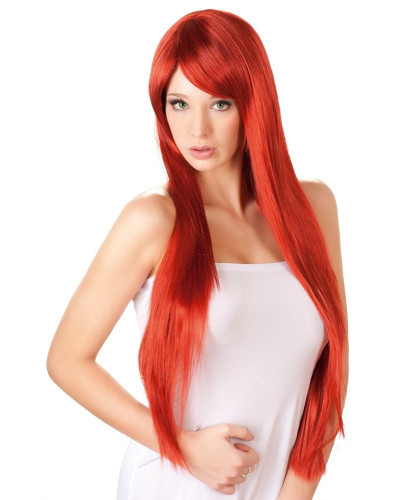 Perruque Cheveux longs Rouges 
