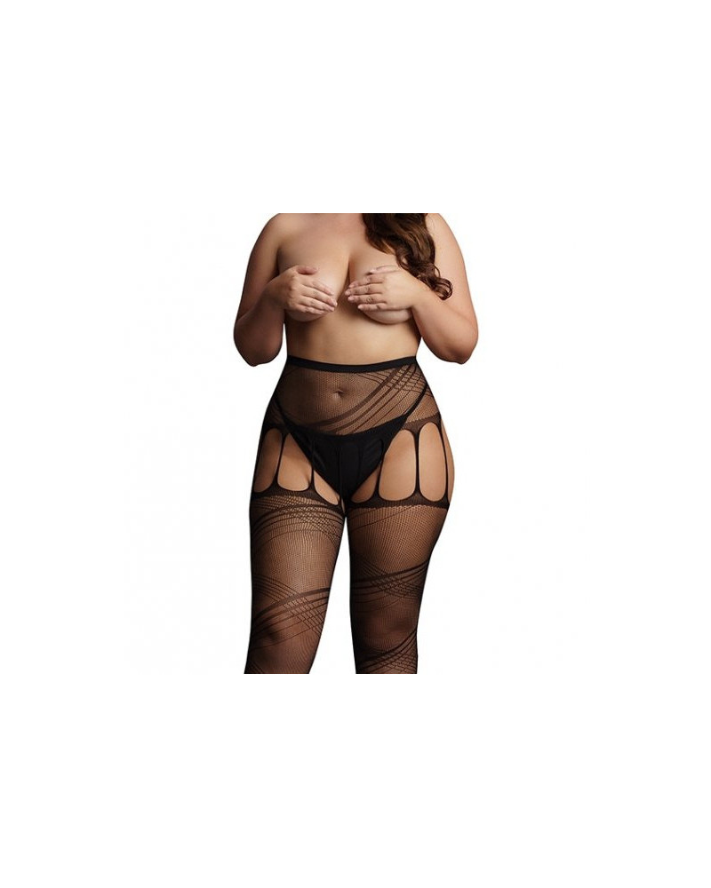 Panty CROTCHLESS CUT-OUT Noir 