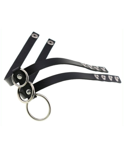 Ras de cou Tri Rings Noir 