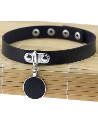 Ras de cou Round Moon Noir 